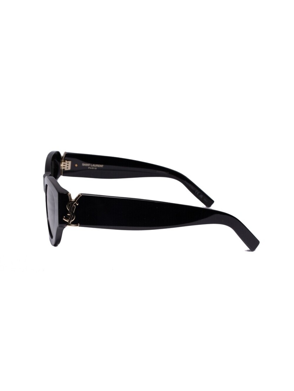 Saint Laurent Black Cat Eye Sunglasses Women's YSL Logo - Picture 4 of 4